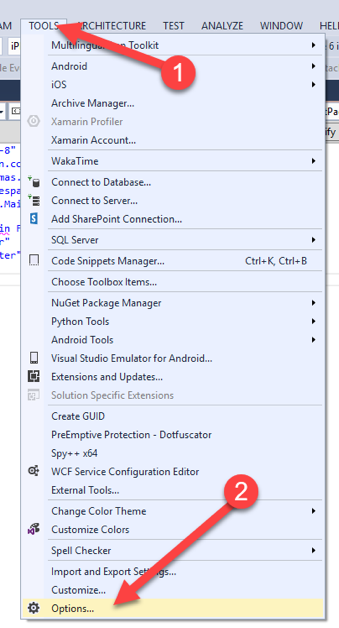 Change Android Platform In Visual Studio 2017 Os X